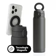 Garrafa Térmica Magsafe + Ebook - Clear