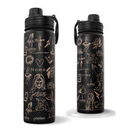 Garrafa Térmica Fresh + Ebook - Jesus - Linhas de Fé