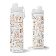 Garrafa Térmica Fresh + Ebook - Jesus - Linhas de Fé